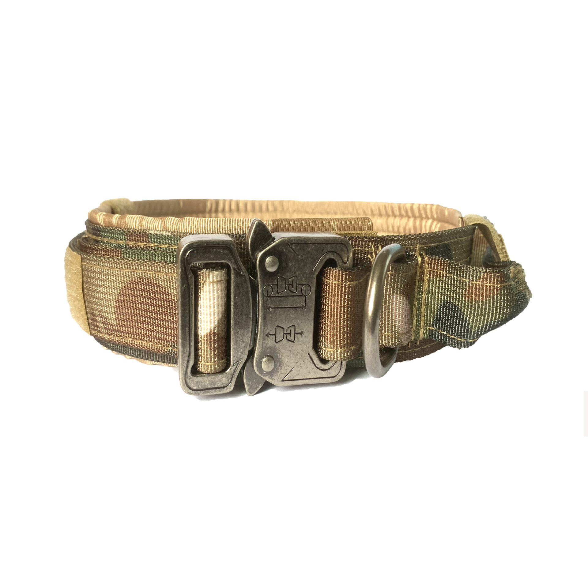 尼龙重型战术宠物项圈定制宠物织带颈部套装训练项圈狗战术项圈带扣