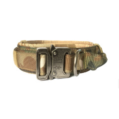 尼龙重型战术宠物项圈定制宠物织带颈部套装训练项圈狗战术项圈带扣