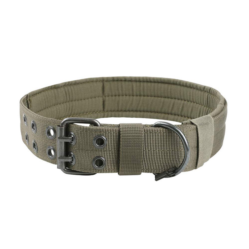Nylon Heavy Duty Tactical Pet Collar Custom Pet Webbing Neck Set Training Collar Dog Tactical Collar Buckles For Horse