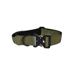 Pet Collar Neck Set Dog Leash Dog Ring Nylon Heavy Duty Tactical Pet Collar Walking Dog Training Collar For Outdoor
