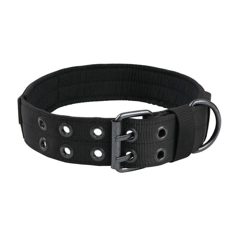 Nylon Heavy Duty Tactical Pet Collar Custom Pet Webbing Neck Set Training Collar Dog Tactical Collar Buckles For Horse