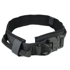 Nylon Heavy Duty Tactical Pet Collar Custom Pet Webbing Neck Set Training Collar Dog Tactical Collar Buckles For Horse