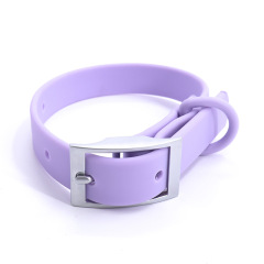 Pet Collar Dog Leash Collar PVC Wrapped Ribbon Customized Waterproof Pet Dog Leash Metal PVC Dog Collar And Leash