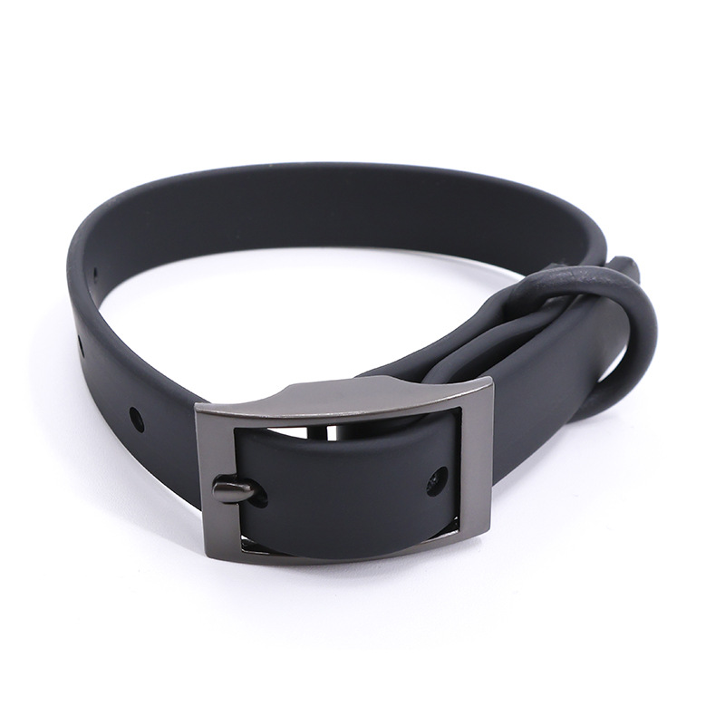 Pet Collar Dog Leash Collar PVC Wrapped Ribbon Customized Waterproof Pet Dog Leash Metal PVC Dog Collar And Leash