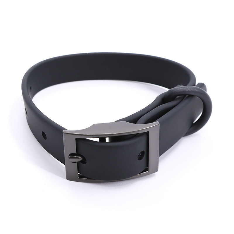 Pet Collar Dog Leash Collar PVC Wrapped Ribbon Customized Waterproof Pet Dog Leash Metal PVC Dog Collar And Leash