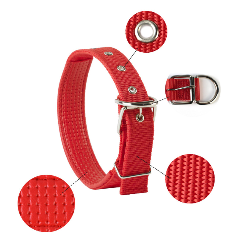 Single And Double Hole Dog Collar Small Medium And Large Dog Neck Set Foam Collar Pet Supplies Wholesale Stock Pet Dog Collar