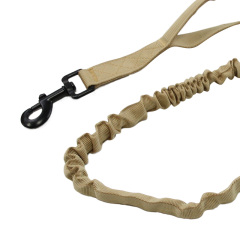 Cat Dog Elastic Webbing Leash Band With Shock Absorption Pet Traction Rope Nylon Belt Tactical Dog Leash Pet Collars & Leashes