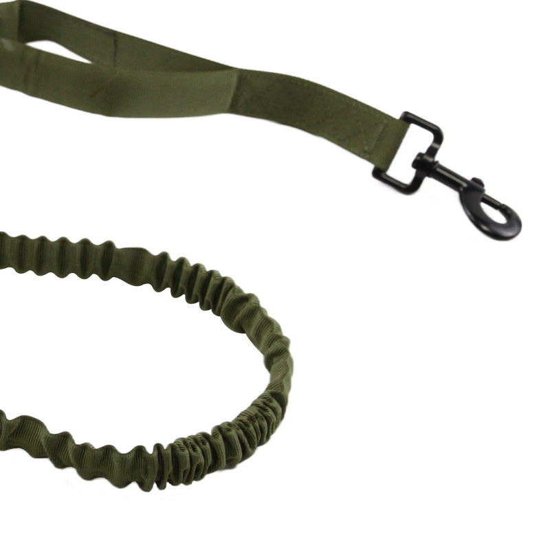 Cat Dog Elastic Webbing Leash Band With Shock Absorption Pet Traction Rope Nylon Belt Tactical Dog Leash Pet Collars & Leashes