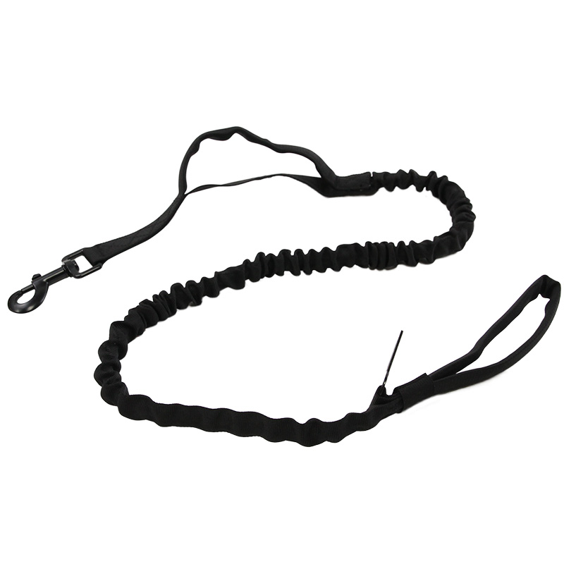 Cat Dog Elastic Webbing Leash Band With Shock Absorption Pet Traction Rope Nylon Belt Tactical Dog Leash Pet Collars & Leashes