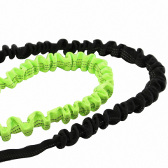 2024 Custom Colorful Polyester Elastic Webbing Bungee Elastic Band For Dog Pet Lead Leash Polyester Elastic Leash