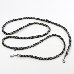 定制反光狗牵引绳 1.5-2.5m 长带反光宠物牵引绳绳涤纶宠物狗牵引绳带钩泡沫手柄