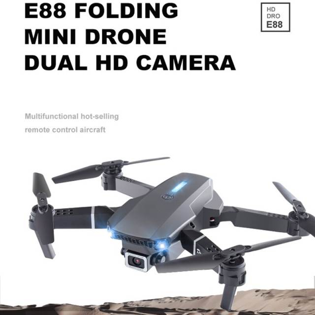 Drone 4k Profesional Quadcopter With Camera Four-axis Remote Control Aircraft E88 Folding Drones Aerial Photography Mini Drone