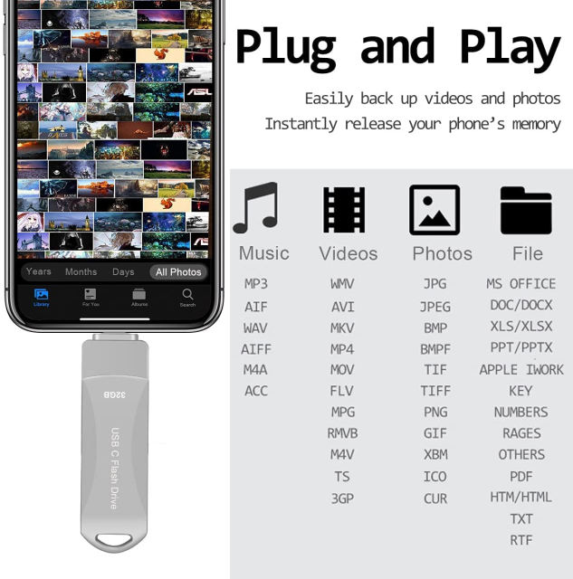 Lexar 64GB USB 2.0 Flash Drive 16GB 32GB 64GB 128GB 256GB Thumb Drive Plastic USB  Memory Stick