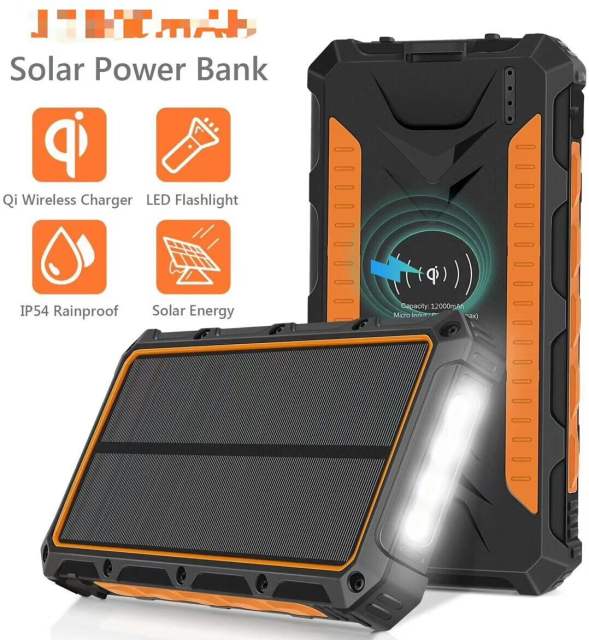 High Quality Portable 20000mah power bank fast charge solar solar powerbank