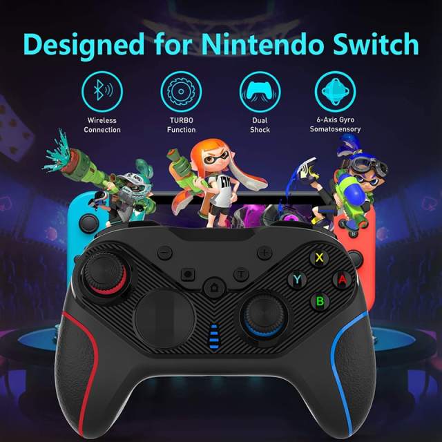 Wireless Gamepad for NS-Switch N-Switch Bluetooth Game Controller for Ps4 Ps5 Playstation 4 5 E-sports Game Accessories