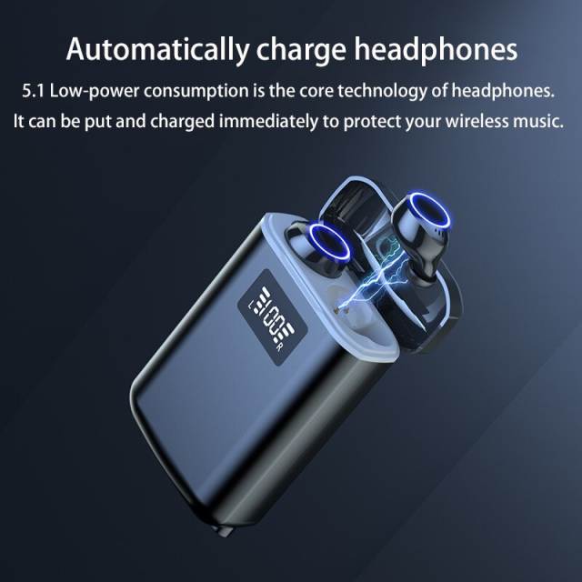 M6 tws Wireless Headphones Bluetooth 5.1 Earphones sport Earbuds Headset With Mic Charging box Headphones For all smartphones