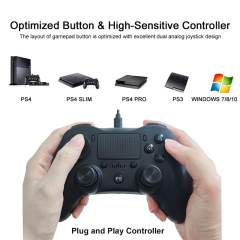 Universal Wired Gamepad for Android PC Set-Top Box Arcgade Machine Ps3 Ps4 Ps5 Laptop Game Console Accessories USB Interface