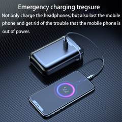 M6 tws Wireless Headphones Bluetooth 5.1 Earphones sport Earbuds Headset With Mic Charging box Headphones For all smartphones