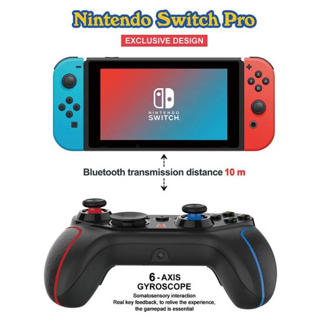 Wireless Gamepad for NS-Switch N-Switch Bluetooth Game Controller for Ps4 Ps5 Playstation 4 5 E-sports Game Accessories