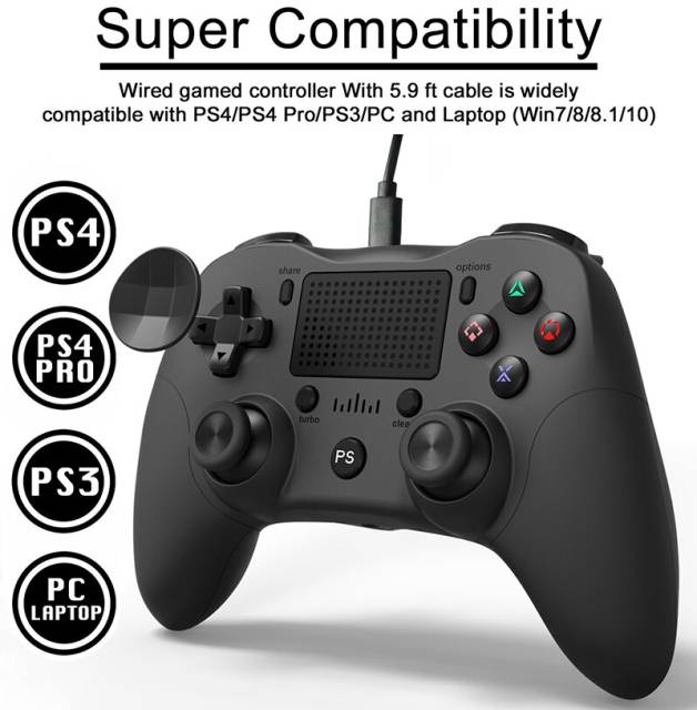 Universal Wired Gamepad for Android PC Set-Top Box Arcgade Machine Ps3 Ps4 Ps5 Laptop Game Console Accessories USB Interface