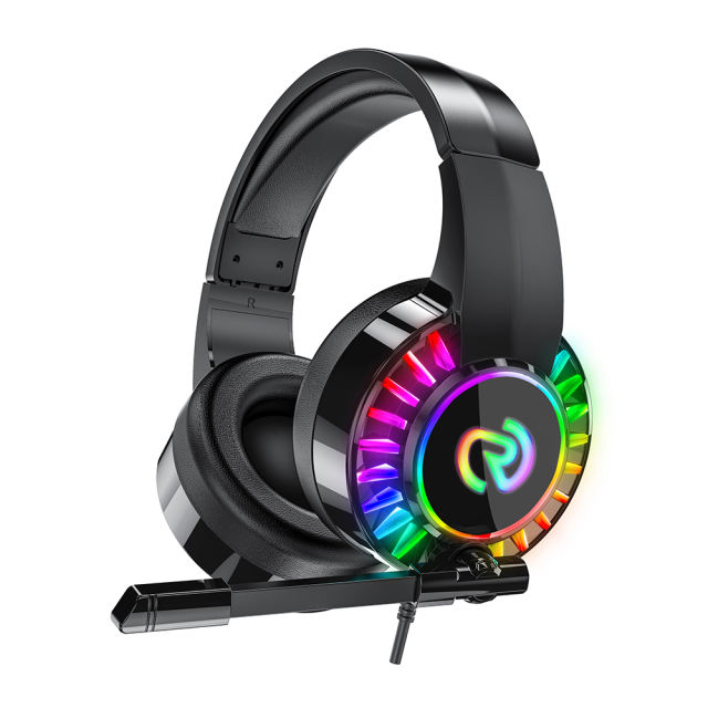 Headsets Gamer Headphones Bluetooth Surround Sound Stereo Wired Earphone USB with Microphone Colorful Light PC Laptop Headset