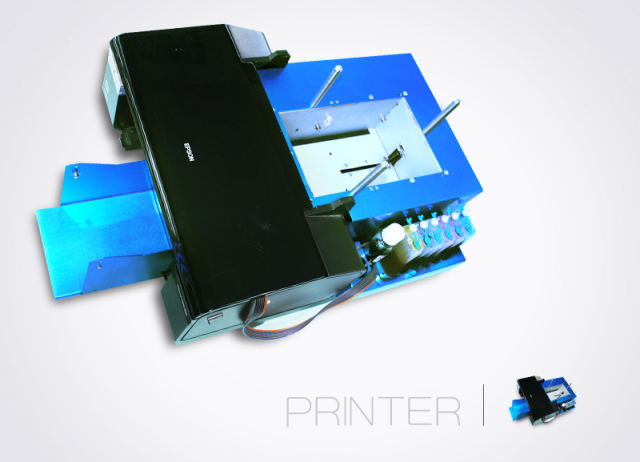 Full Automatic CD DVD Ep L1800 Printer with 50PCS CD Tray CD Printer