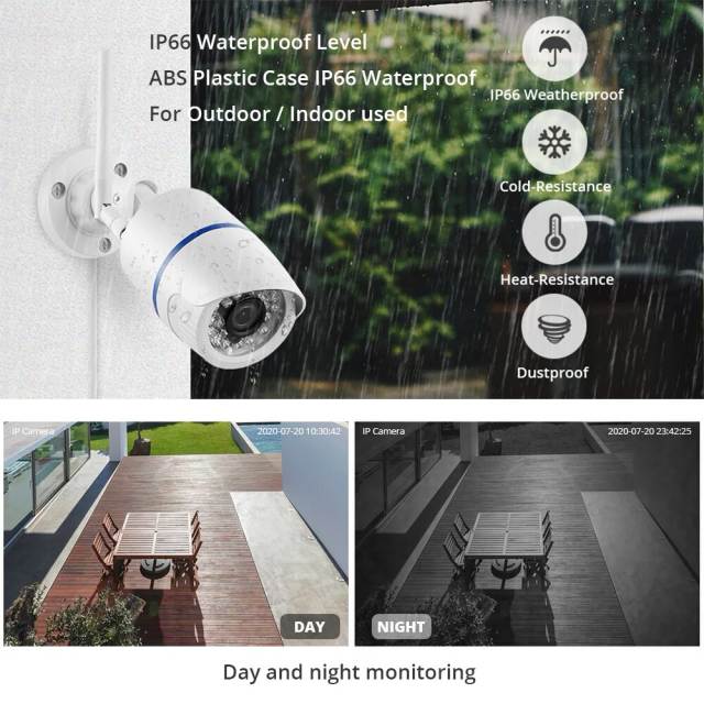 5MP 1080P IP Camera Outdoor WiFi Home Security Cameras Wireless Surveillance Wi Fi Bullet Waterproof Video HD Mini Videcam Cam