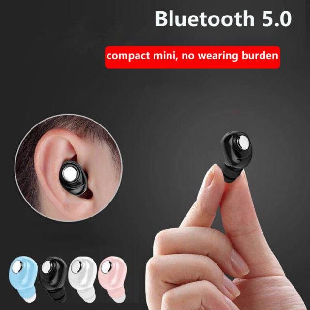 1PC L16 Mini BT 5.0 Earphone In-Ear HiFi With Mic Sports Earbuds Handsfree Stereo Sound Wireless Headset for Smartphones