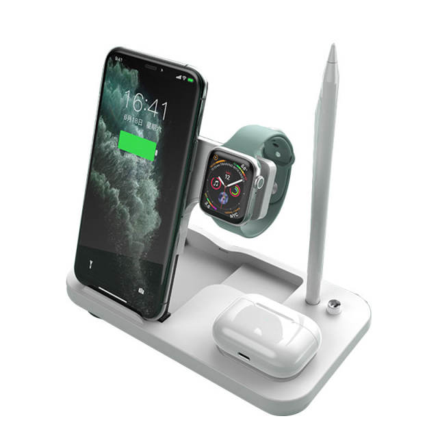 wireless charger  3 in 1 fast charging Power Bank for mobile iphone iwatch earphone