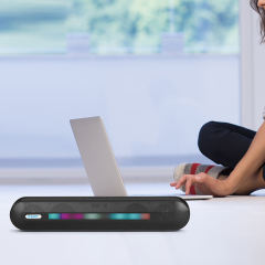 factory sell directly high-end stereo sound wireless blue tooth speaker sound bar with long life rechargeable battery