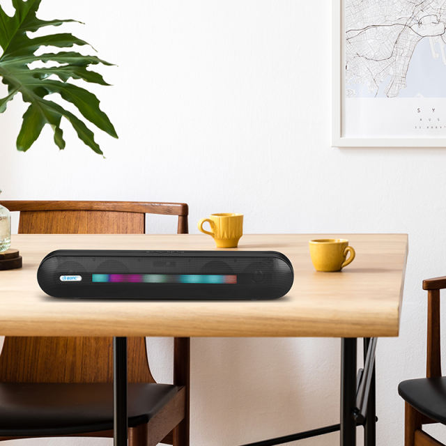 factory sell directly high-end stereo sound wireless blue tooth speaker sound bar with long life rechargeable battery