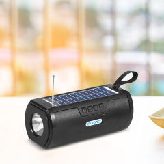 New arrival Portable Speaker Waterproof Speaker Outdoor Subwoofer Bass Wireless Speakers Loudspeaker FM with LED flashlight