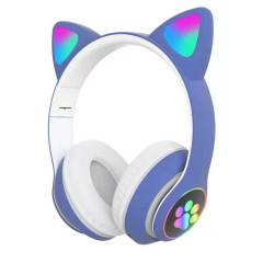 Cute Luminous Cat Ears Bluetooth Headphones Kawaii Cat Claw Cool Wireless Headset for Xiaomi IPhone Huawei Smartphone Earphones