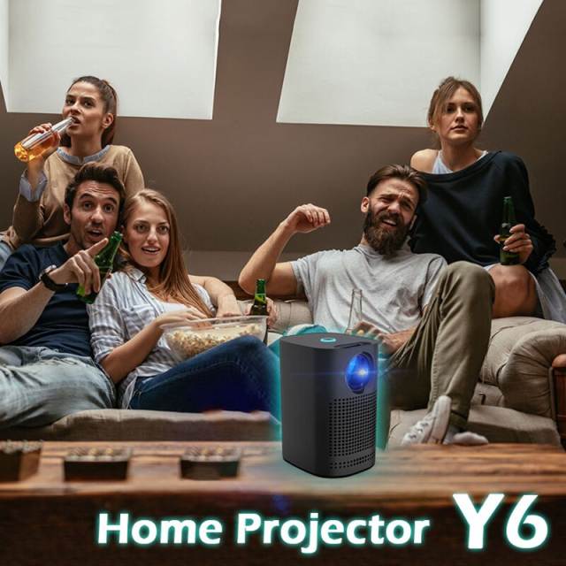 Smart Projector for Xiaomi Xbox Ps4 U Disk Tv Box Computer Portable HD LED Projectors Home Theater Sound System Game Projection