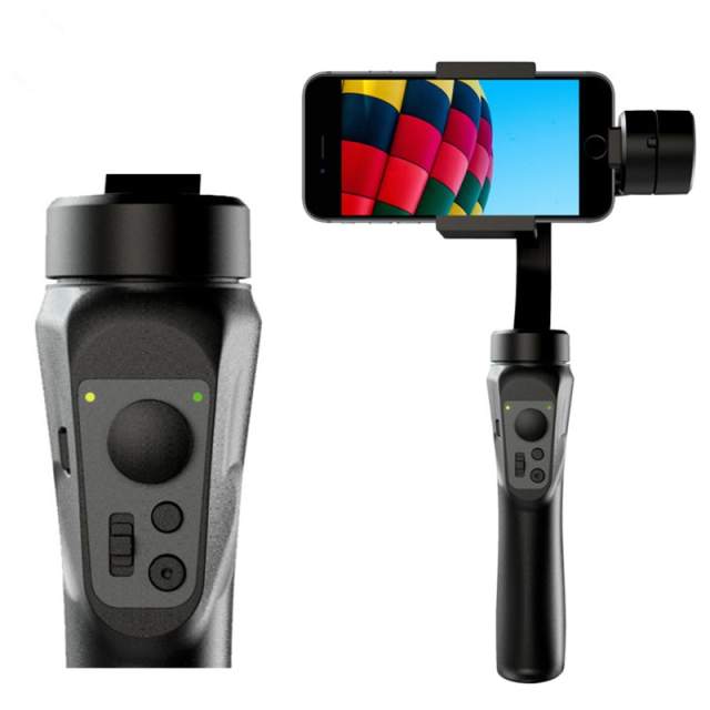 3-Axis Cell Stabilizer for Xiaomi Huawei Smartphone Wireless Bluetooth Handheld Gimbal Face Tracking Motion Stabilization