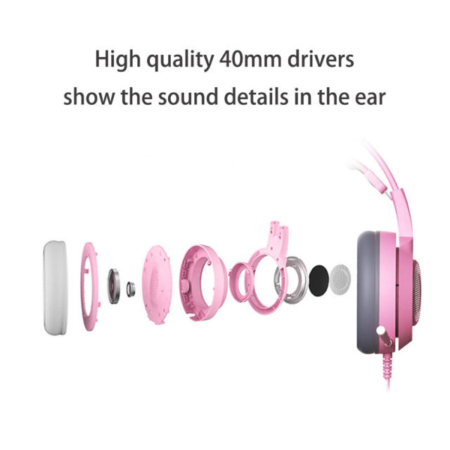 Wired Headphones Gaming Headset 3.5mm Stereo Surround Sound USB 7.1 Led Light Earphones With Microphone For PS4 Game G951