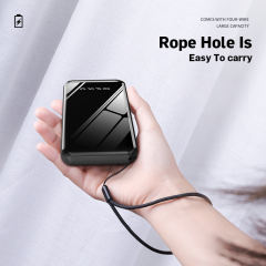 Factory price power banks 4 Output 1 Input built in cable multi-colors 10000mah power bank