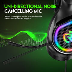 1PC Gaming Headset Colorful LED Lighting 3.5mm USB Port PS4 Gamer Headphones Surround Sound Stereo Game Earphones Wired Helmet with HD Microphone For Computer Laptop
