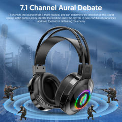 G803 Gaming Headset Gamer 7.1 Surround Sound USB 3.5mm Wired RGB Light Game Headphones with Microphone for Tablet PC Xbox One