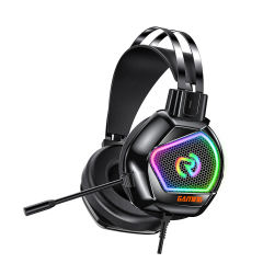 G601 RGB Gaming Wired Headphones Gamer Headsets USB Mic Noise Cancelling And Audio Control Over-Ear Sports Headphones For Overear Laptop Tablet PC