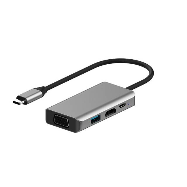 USB-C 3.1 Type C To HDMI-compatible PD USB 3.0 2.0 VGA Charging Adapter Hub for Macbook Pro Air Pc Computer Laptop Accessories