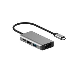 USB-C 3.1 Type C To HDMI-compatible PD USB 3.0 2.0 VGA Charging Adapter Hub for Macbook Pro Air Pc Computer Laptop Accessories