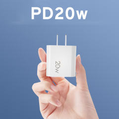 USB C Wall Charger PD 20W 2 Ports Universal Portable Mobile Phone Charger Fast Power Adapter for iPhone Samsung Xiaomi US Plug