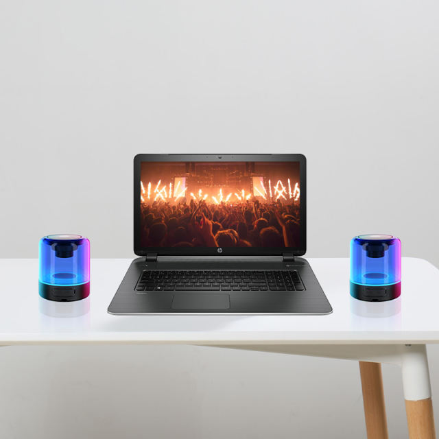 TO-11 Magnetic Bluetooth Speaker Portable True Wireless Stereo Speaker with LED Light Music Box 360 Degree Surround Sound Bar