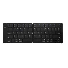 Portable Leather Folding Mini Bluetooth Keyboard Foldable Wireless Keypad for IOS/Android/Win/OS/HMS