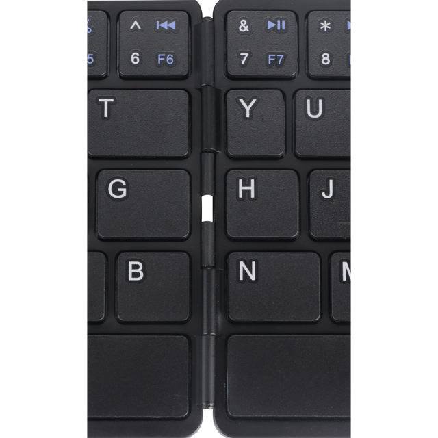 Portable Leather Folding Mini Bluetooth Keyboard Foldable Wireless Keypad for IOS/Android/Win/OS/HMS