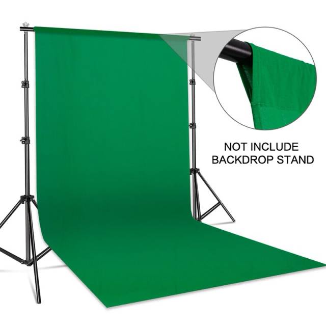 Photography Background Backdrop Smooth Muslin Cotton Green Screen Chromakey Cromakey Background Cloth for Photo Studio Video