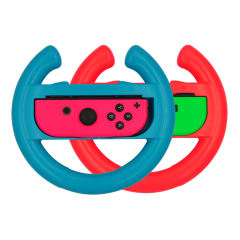 2pcs Racing Steering Wheel for Nintendos Nintend Switch Joy con Controller Handle Grips for Nitendo Switch Games ABS Material