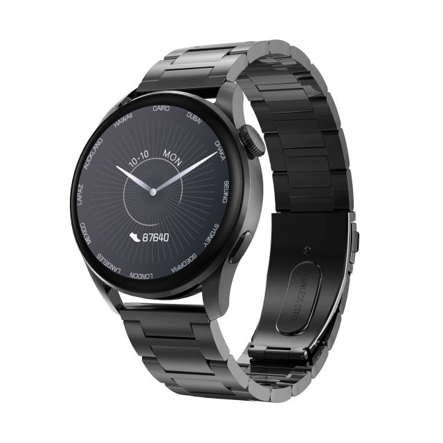 DT3 Wireless Charging Men Smart Watch 390*390 Retina Screen IP68 Bluetooth Call Music Player 100+ Watch Customs Face Smartwatch