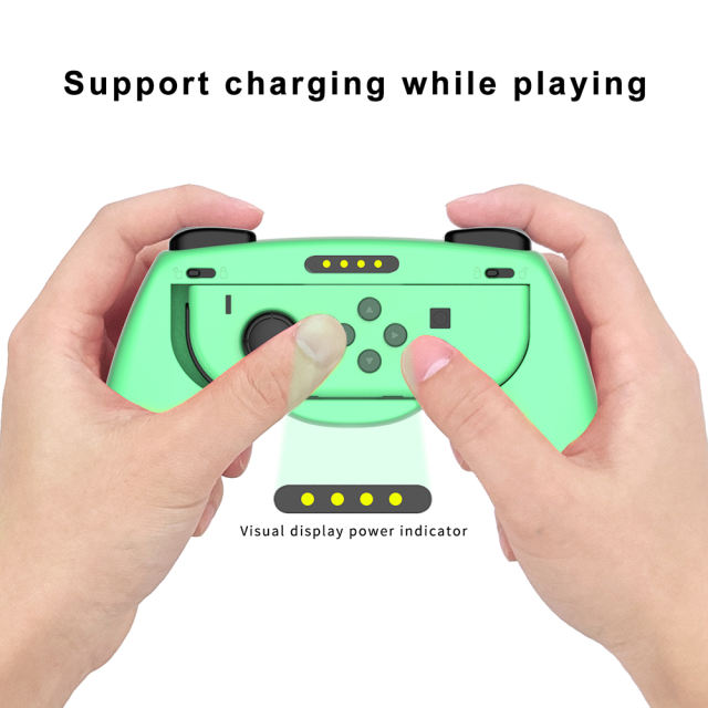 for Nintendoswitch Joy-Con Handle Grip Charging Joycon Stand Charger Controller Holder for Nintendo Switch Game Accessories